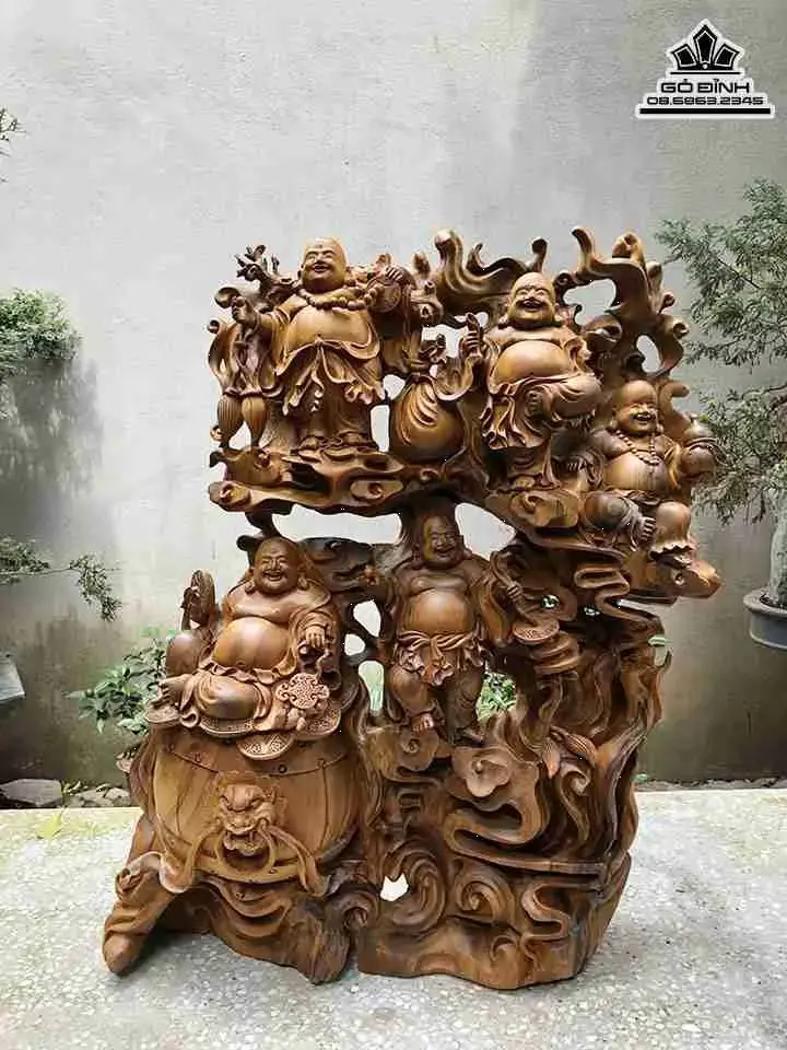 Tuong-Phat-Di-Lac-Ngu-Phuc-Go-Bach-Xanh