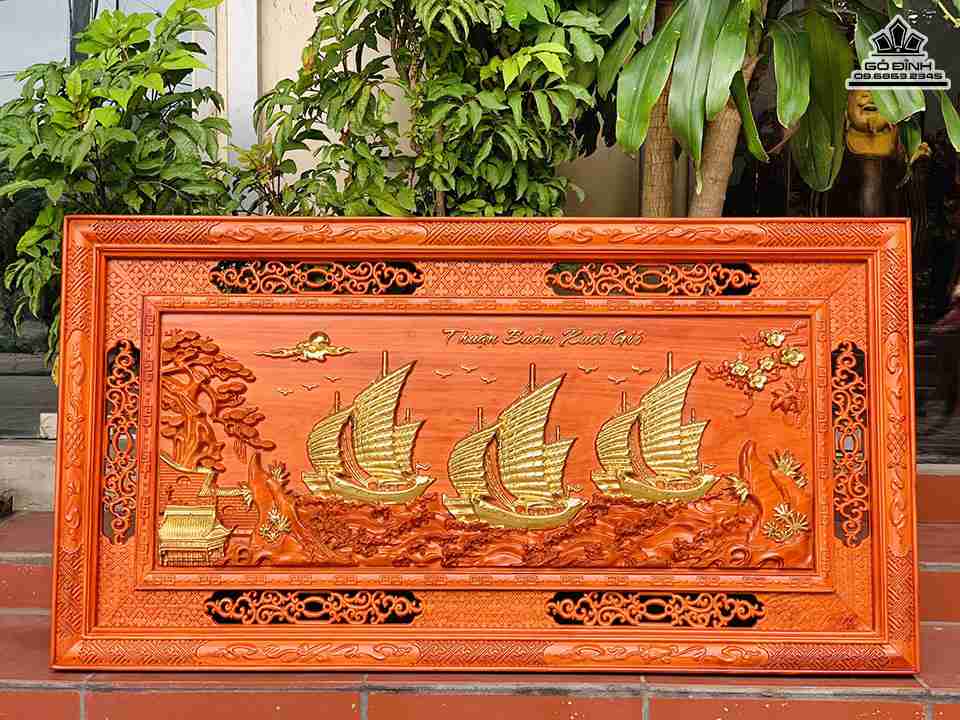 Tranh-Thuan-Buom-Xuoi-Gio-Go-Huong