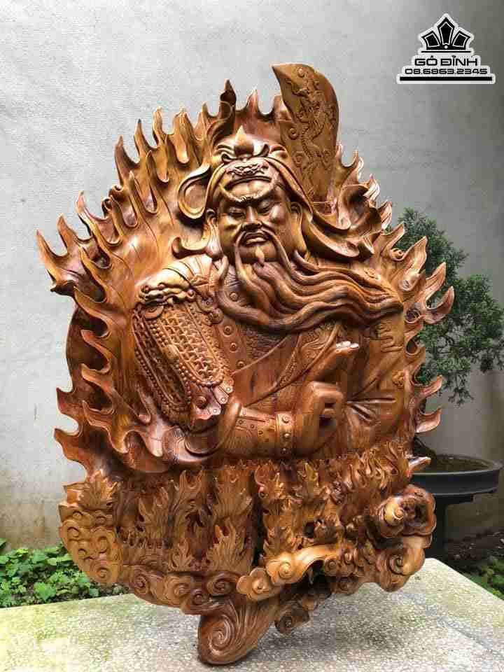 Tranh-Treo-Tuong-Quan-Cong-Go-Sun-Bach-Xanh