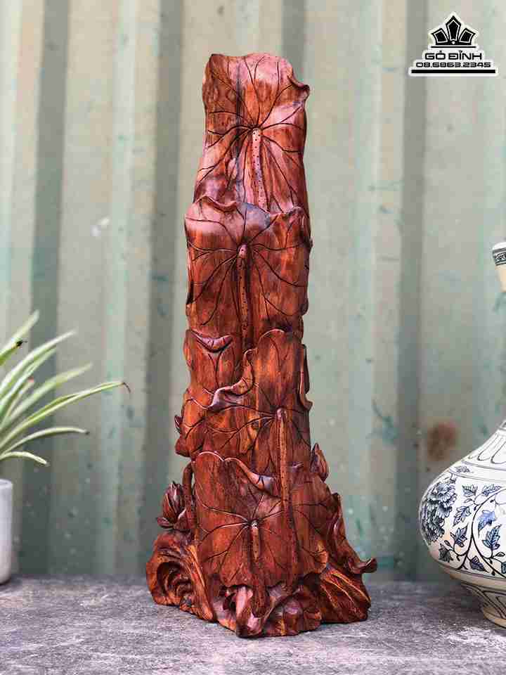 Tượng Phật Bà Quan Âm Gỗ Sưa 