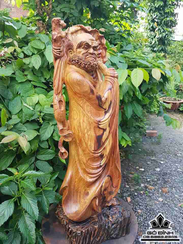 Đạt ma sư tổ gỗ cẩm chỉ 1