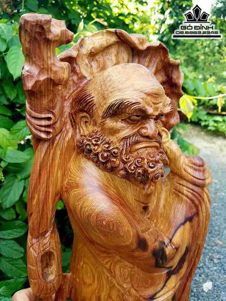 Đạt ma sư tổ gỗ cẩm chỉ  6