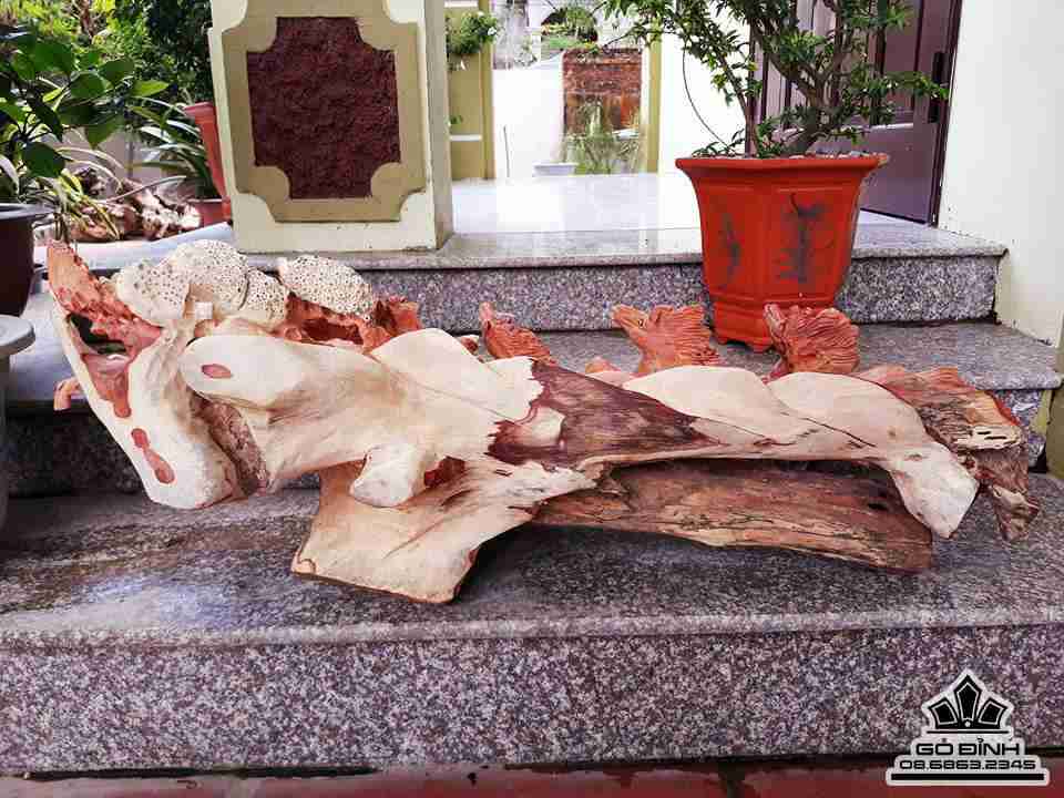 Cầu bát mã phi thiên gỗ hương  4