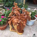 Bình mai lan điểu gỗ hương 2