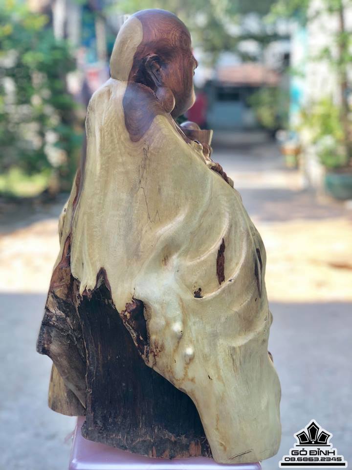 Phật di lặc gỗ hương 3