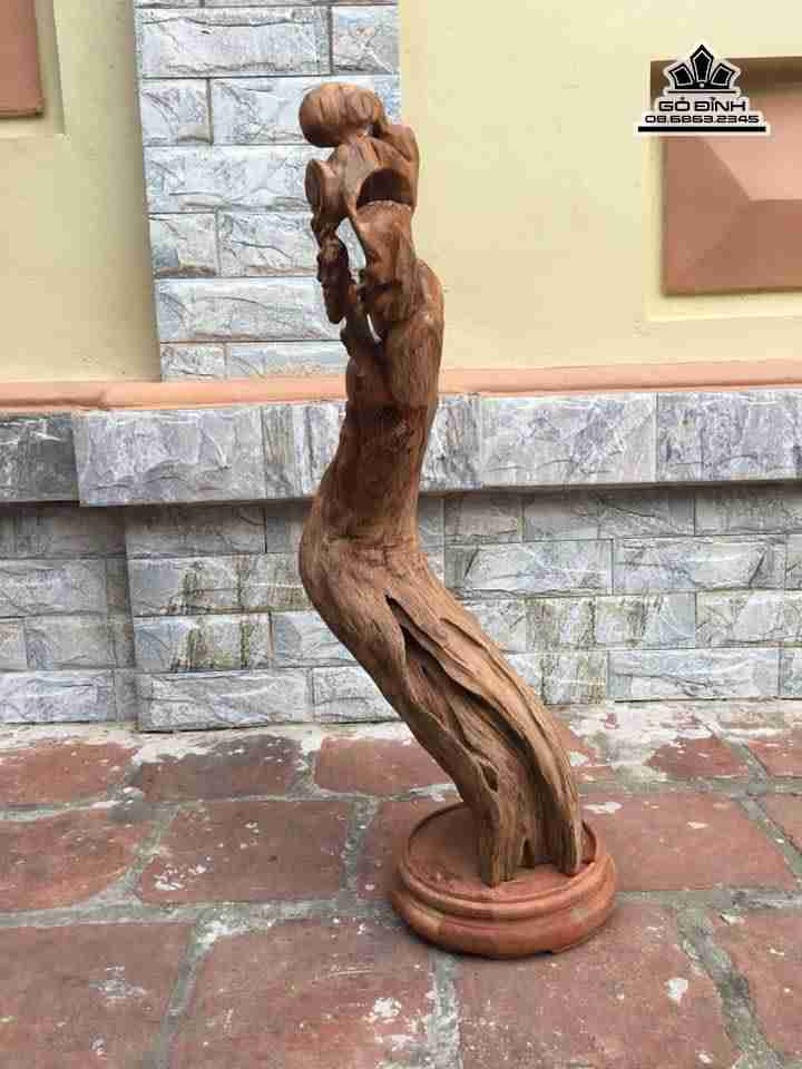 Ông thọ gỗ lũa ngọc am Hà Giang 4