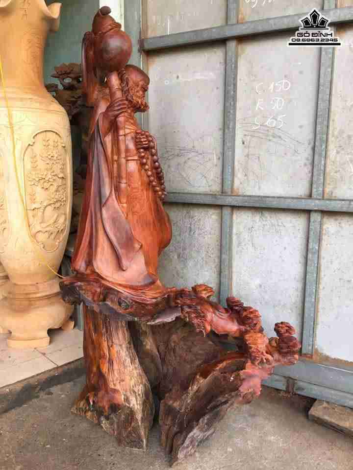 Đạt ma xuống núi gỗ hương  3