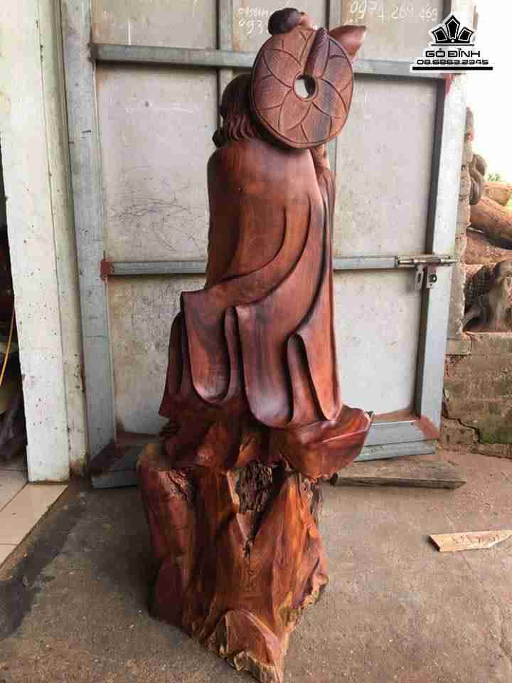 Đạt ma xuống núi gỗ hương  6