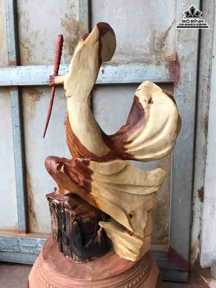 Đạt ma xuất quyền gỗ hương  3