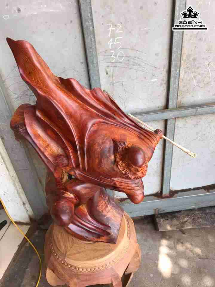 Đạt ma xuất quyền gỗ hương  2