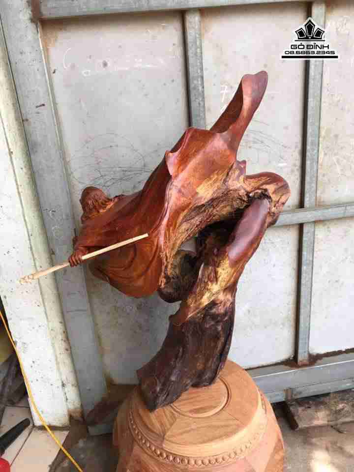 Đạt ma xuất quyền gỗ hương  6