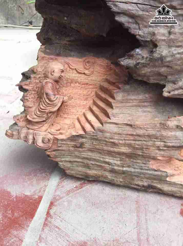 Phật nằm ngủ gỗ hương dài 62 cao 46  dày 27 (cm)5