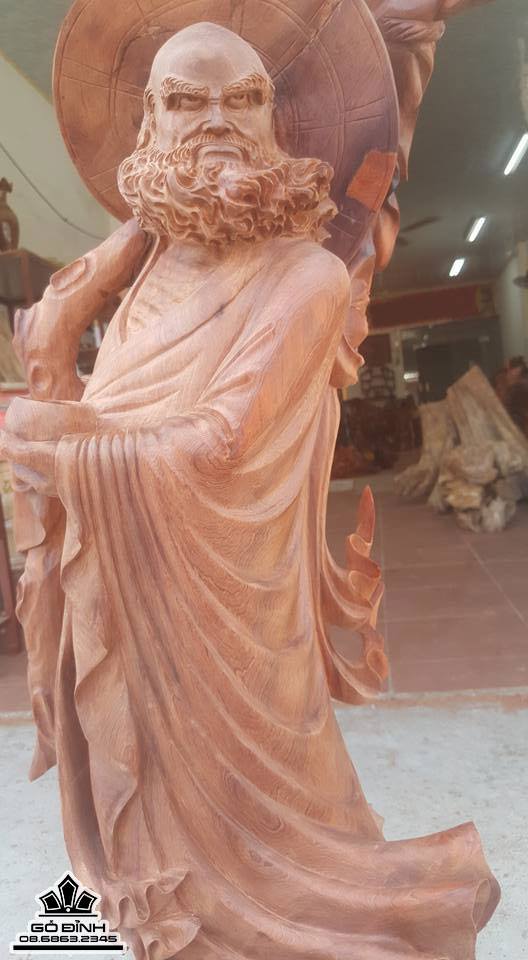 Đạt ma quá hải gỗ hương  1