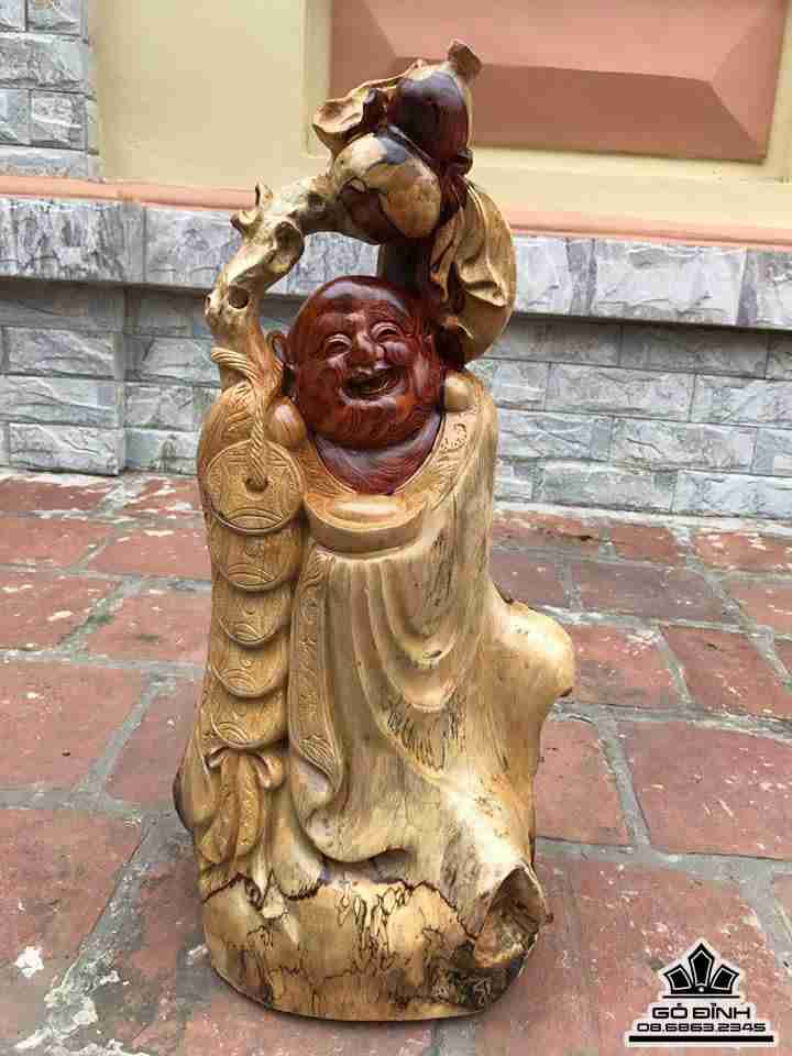 Phật di lặc gỗ cẩm  1