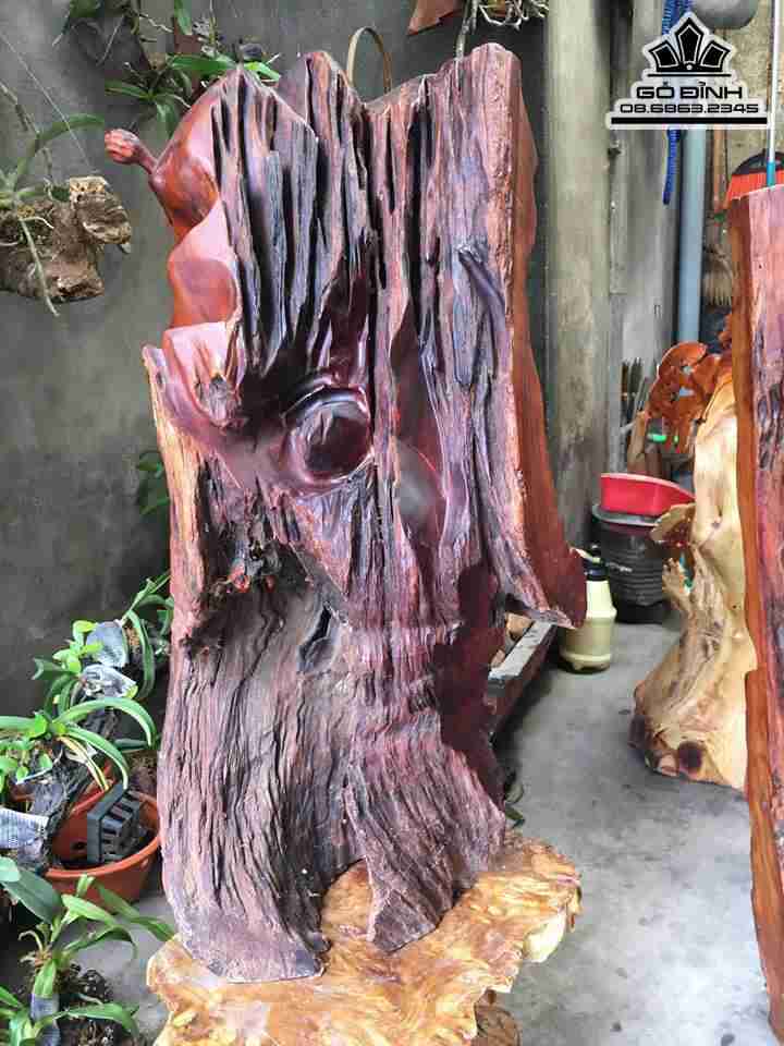 Đạt ma mũa võ gỗ hương  3