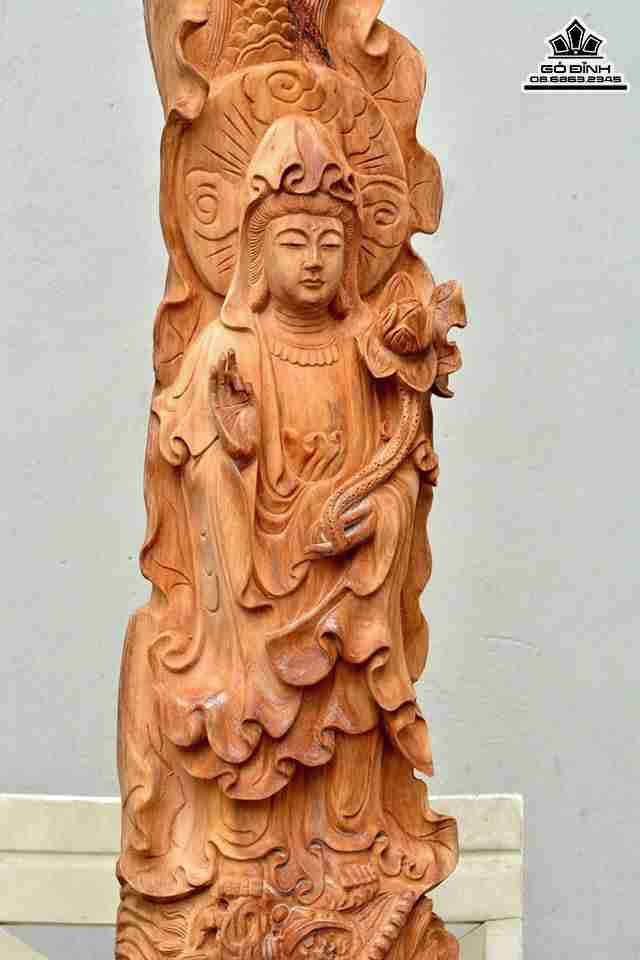 Phật bà quan âm gỗ ngọc am Hà Giang thơm   3