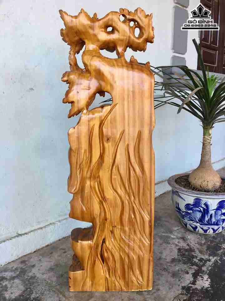 Phật di lặc vác cành đào gỗ xá xị thơm  4