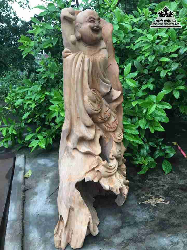 Phật di lặc gỗ Ngọc Am thơm  1