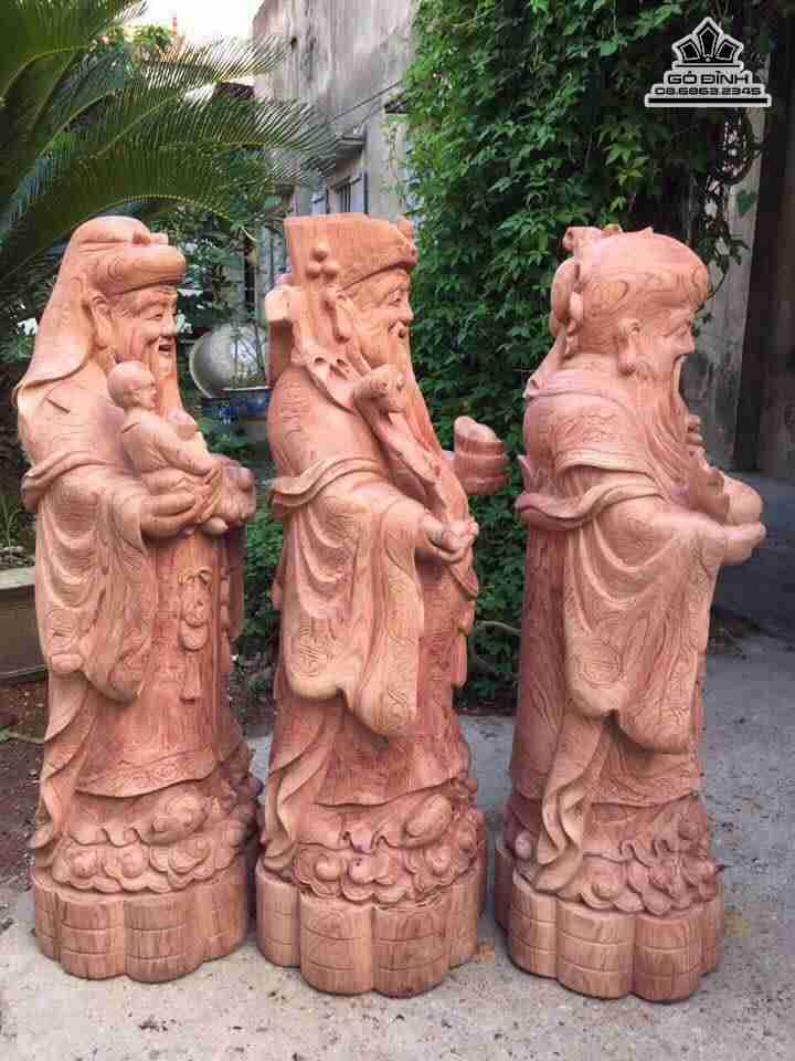 gia-tuong-Tam-da-phuc-loc-tho-go-huong-da-cao-80-rong-30-day-27-cm