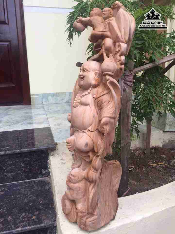 tuong-Phat-di-lac-va-tam-phuc-go-ngoc-am-Ha-Giang-cao-56-rong-23-day-16-cm