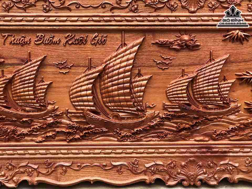 Tranh-Thuan-Buom-Xuoi-Gio-Go-My-Nghe