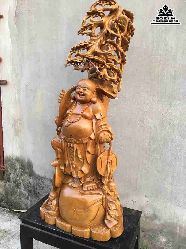 tuong-Phat-di-lac-vac-gay-canh-tung-go-xa-xi-cao-125-rong-50-day-38-cm