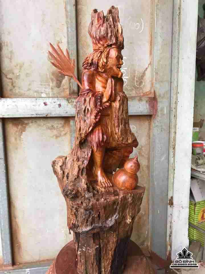 Tế công gỗ lũa hương  1