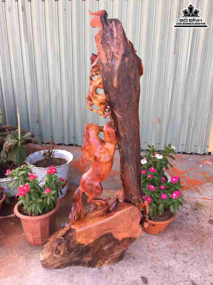 Song mã uyên ương gỗ hương 4