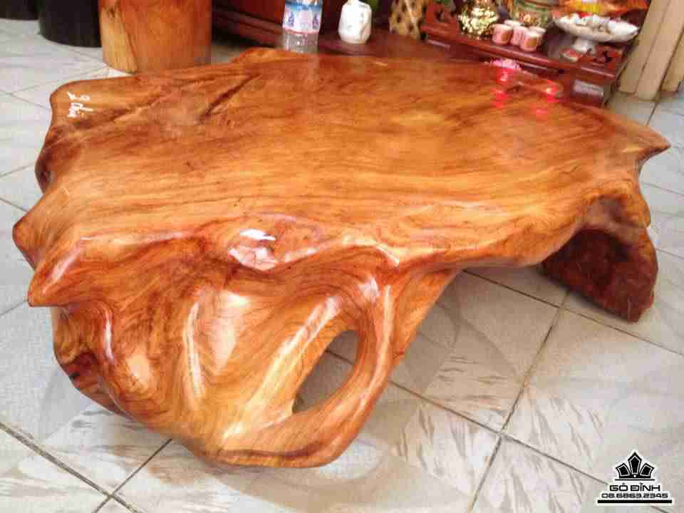 Bàn trà nhật gỗ hương  5