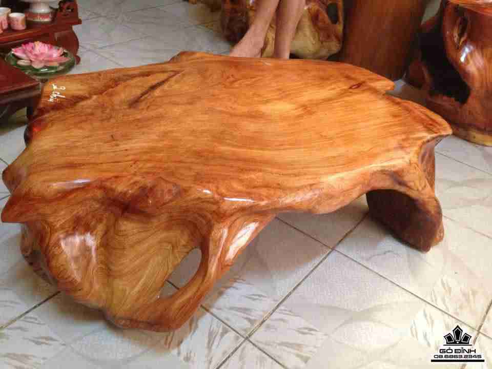 Bàn trà nhật gỗ hương  6