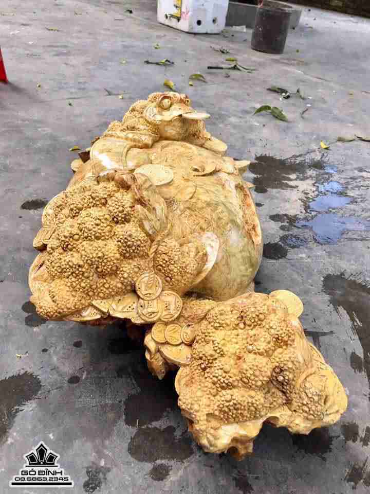 Tam cóc chấn lộc gỗ nu nghiến  3