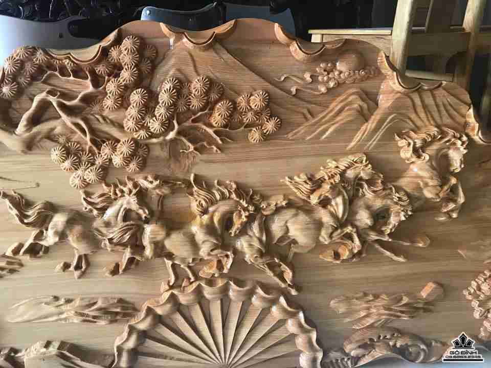 Quạt mã đáo thành công gỗ pơ mu  1