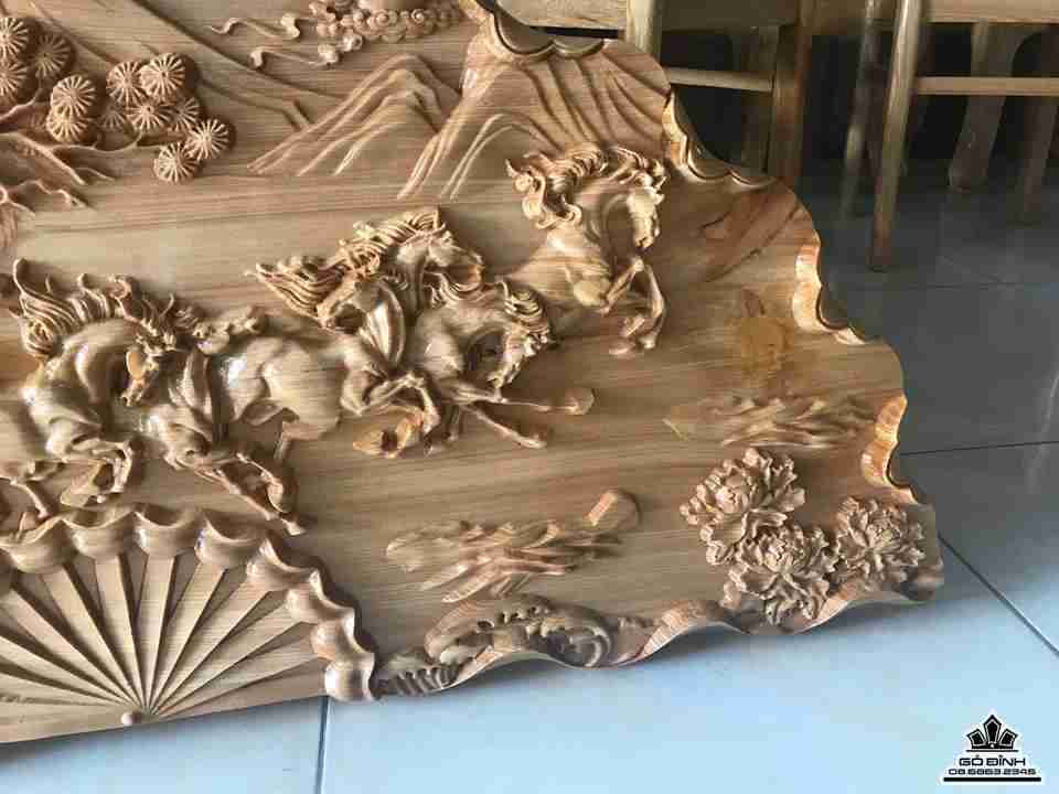 Quạt mã đáo thành công gỗ pơ mu  2