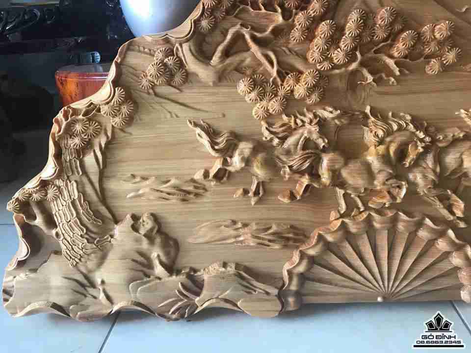 Quạt mã đáo thành công gỗ pơ mu  3