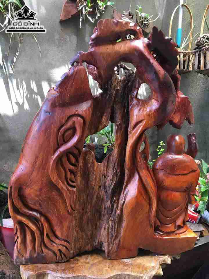 Tam đa đứng gốc đào gỗ hương  5