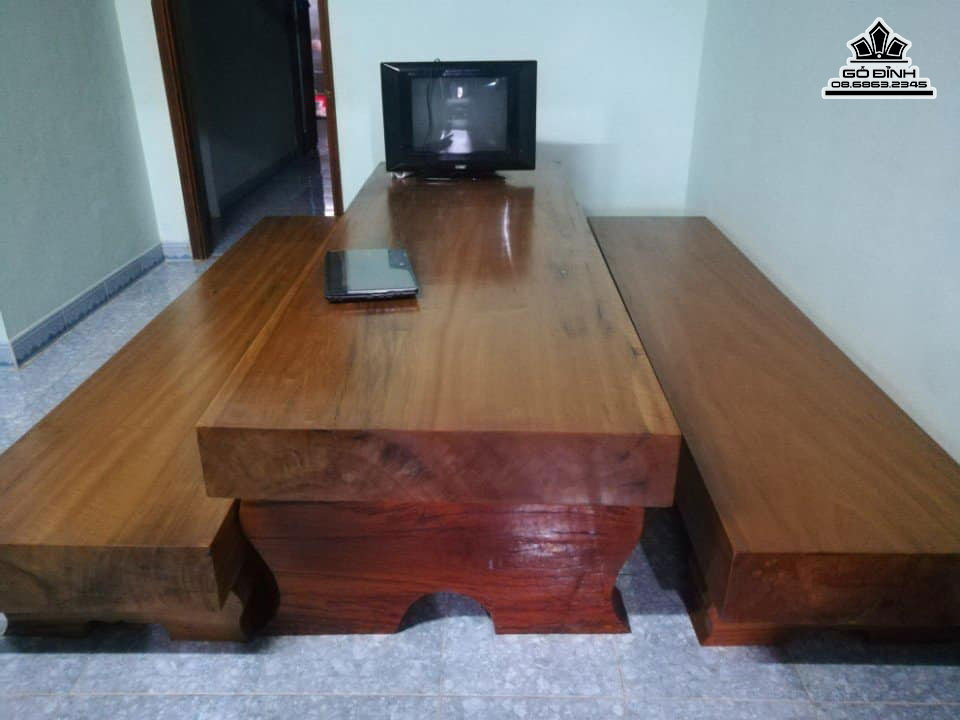 mua-Bo-ban-3-tam-go-doi-nguyen-khoi-Ban-dai-2m63-rong-89cm-day-16cm-Ghe-dai-2m64-rong-60cm-day-19cm-