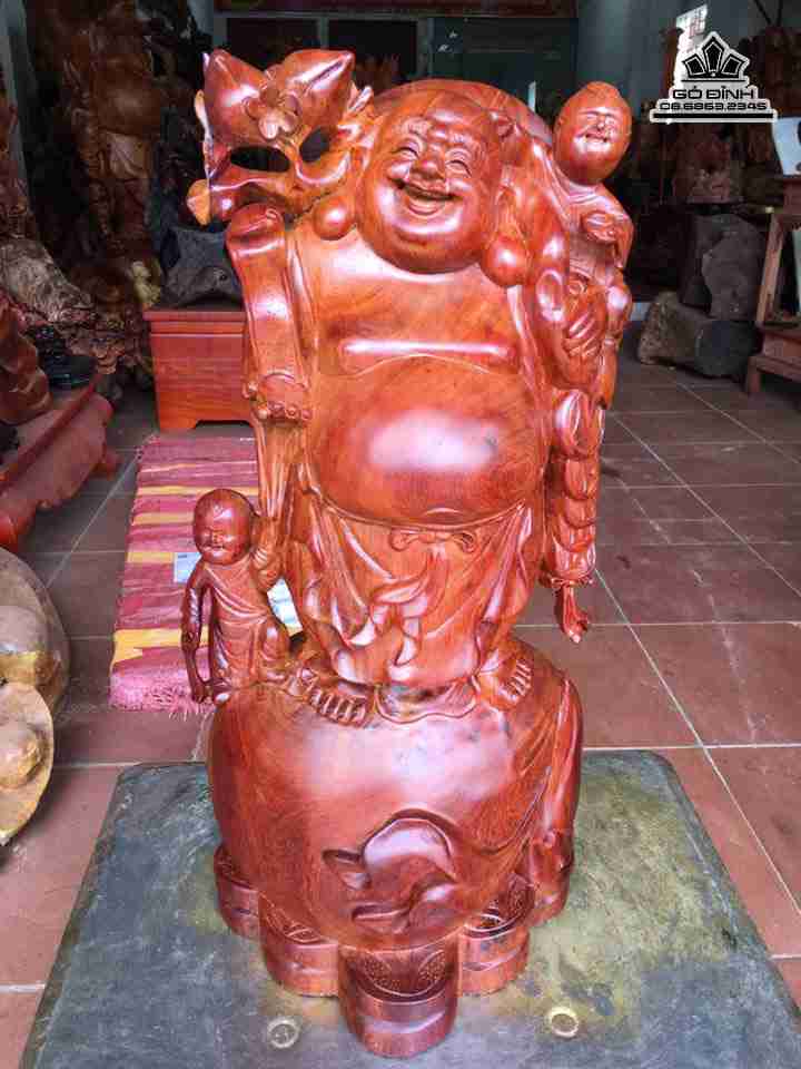 tuong-Phat-di-lac-nhi-phuc-go-huong-cao-50-rong-24-day-22-cm