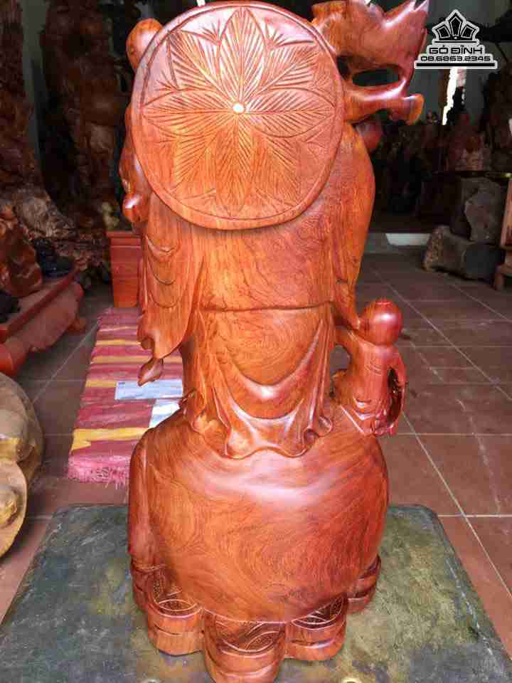 Phat-di-lac-nhi-phuc-go-huong-cao-50-rong-24-day-22-cm