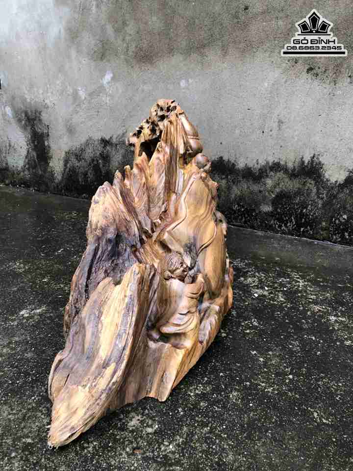 Tuong-Phat-Di-Lac-Nhi-Phuc-Go-Bach-Xanh