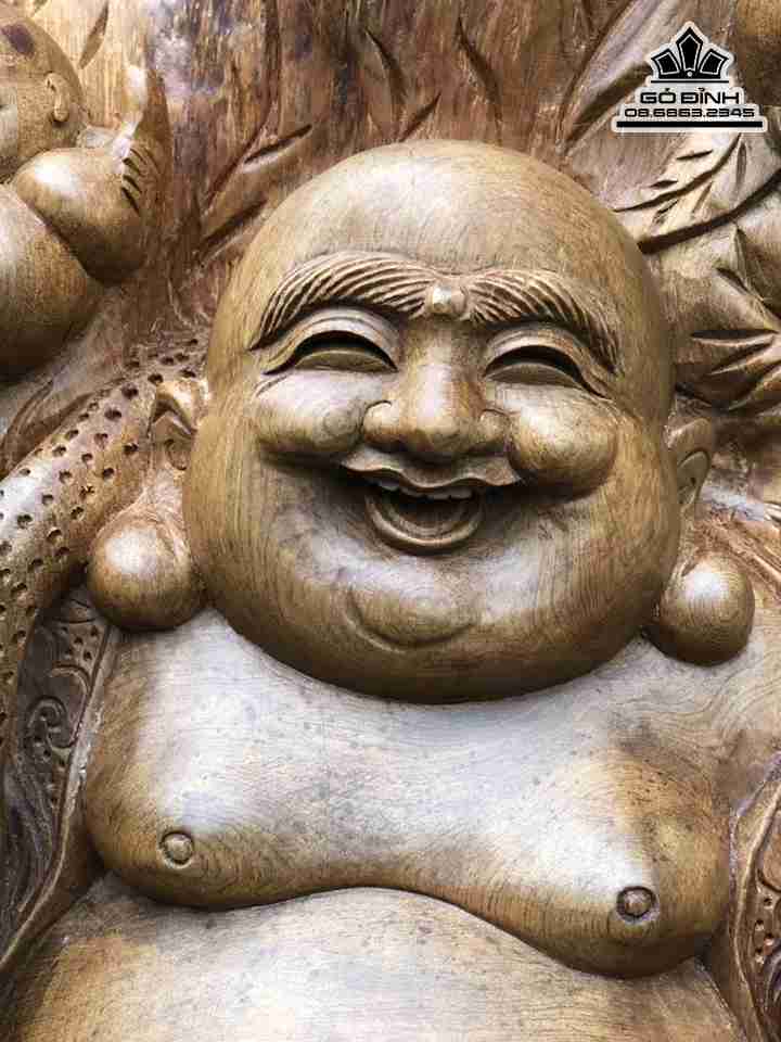 Tượng Phật Di Lặc Tam Phúc Gỗ Bách XanhTuong-Phat-Di-Lac-Tam-Phuc-Go-Bach-Xanh