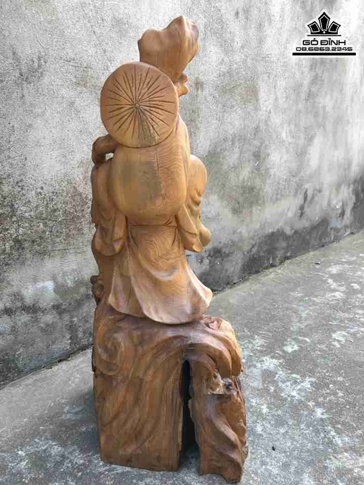 Tuong-Phat-Di-Lac-Nhat-Phuc-Go-Bach-Xanh