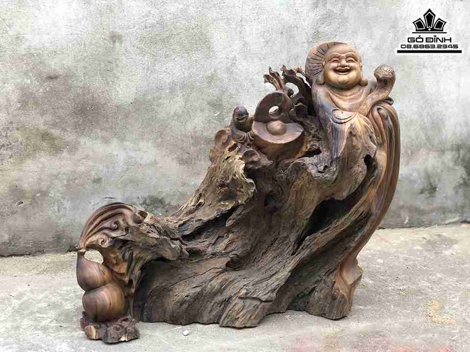 Tuong-Phat-Di-Lac-Go-Lua-Bach-Xanh