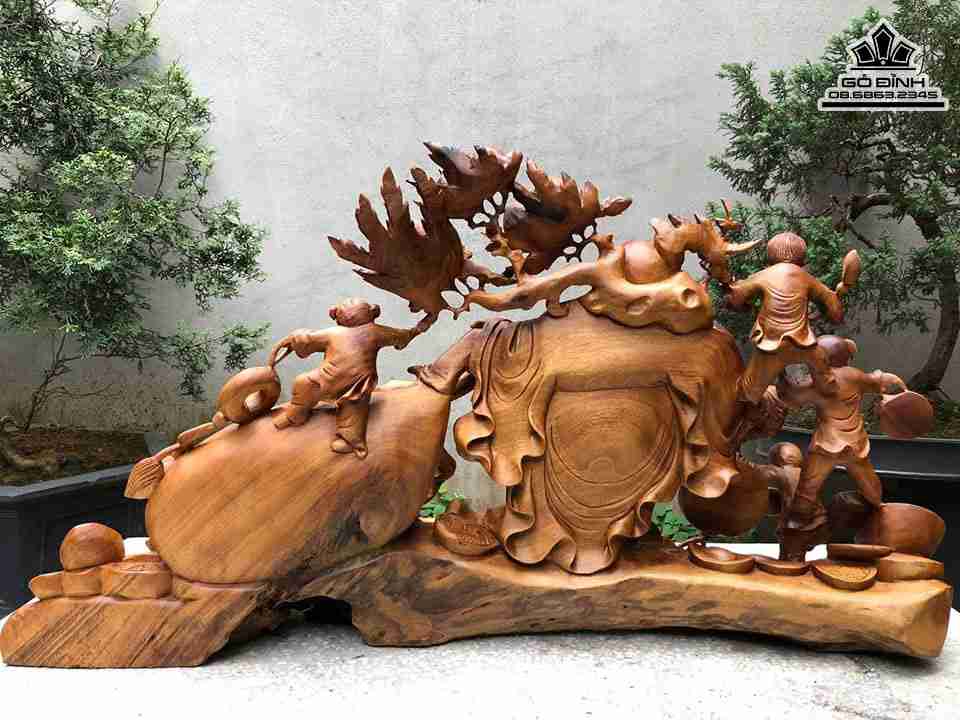 Tuong-Phat-Di-Lac-Keo-Bao-Tien-Go-Xa-Xi-Gu-Huong