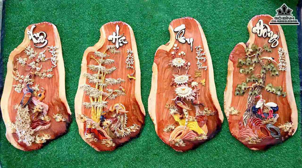 Tranh-Tu-Quy-Go-Go-Do-Cate