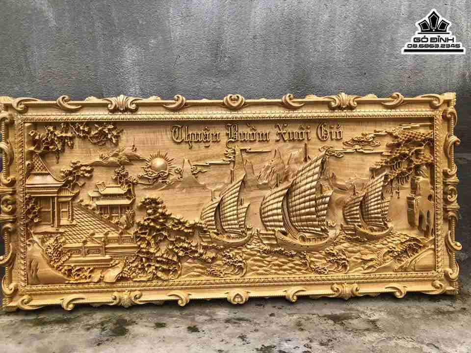 Tranh-Thuan-Buom-Xuoi-Gio-Go-Doi-La-To