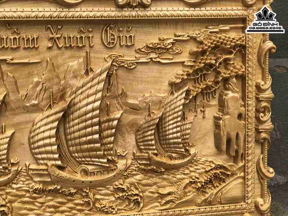 Tranh-Thuan-Buom-Xuoi-Gio-Go