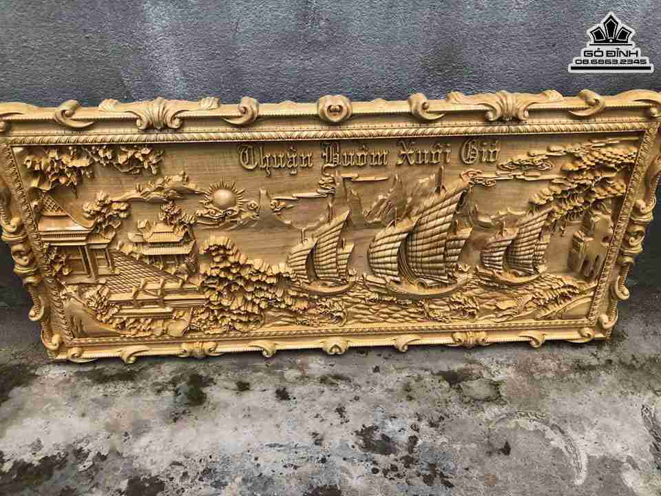 Tranh-Thuan-Buom-Xuoi-Gio-Go