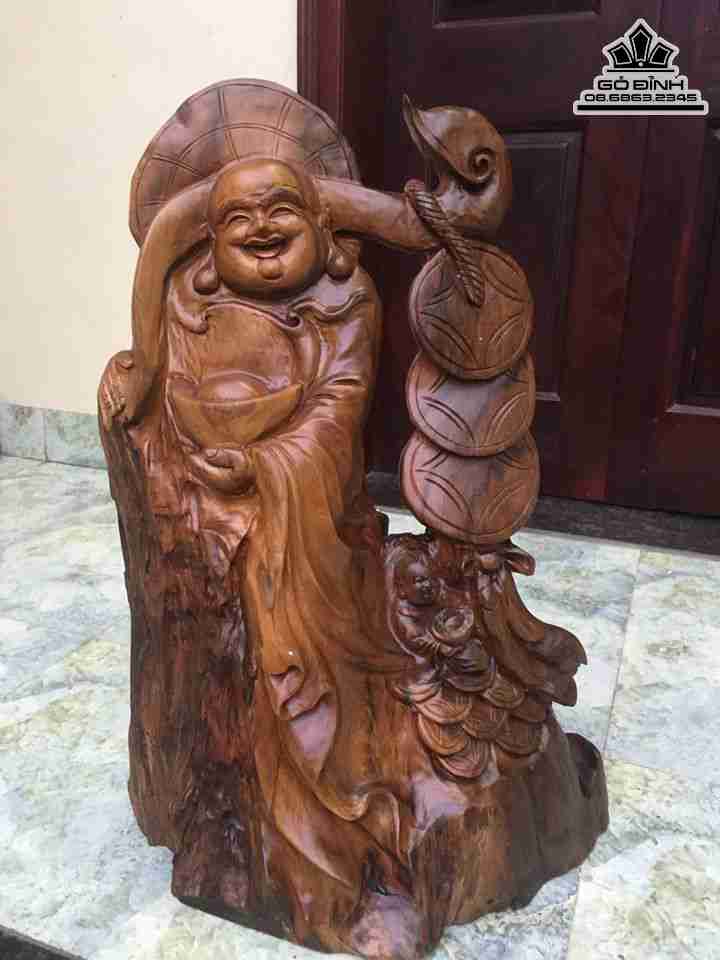 Tuong-Phat-Di-Lac-Nhat-Phuc-Go-Bach-Xanh