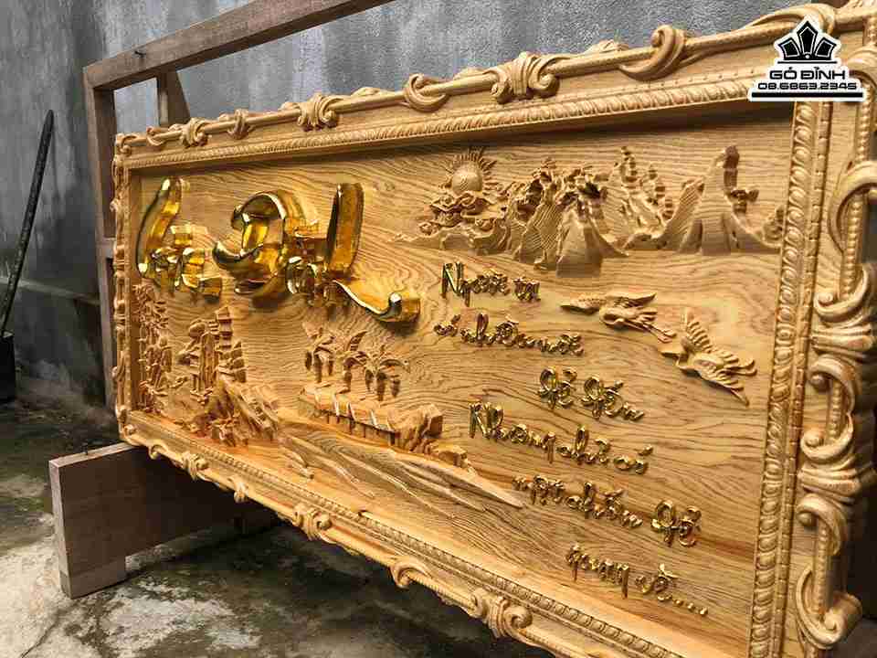 Tranh-Chu-Gia-Dinh-Ma-Vang-Go-My-Nghe