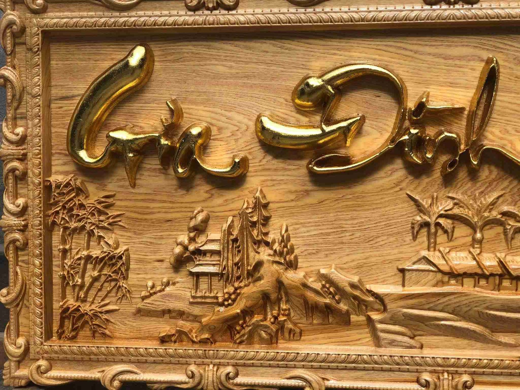 Tranh-Chu-Gia-Dinh-Ma-Vang-Go